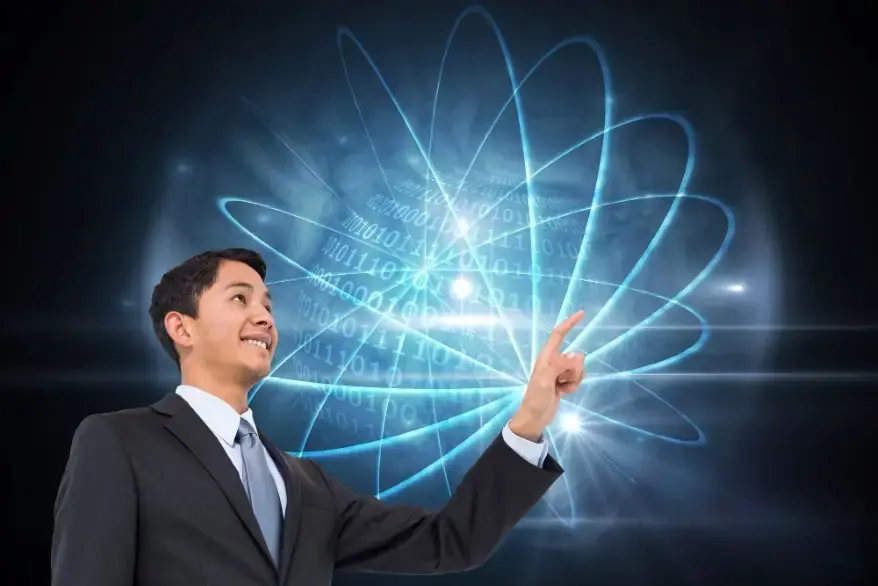 Atomic excitation and negative group delay.