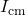 I_{\text{cm}}