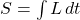 S = \int L \, dt