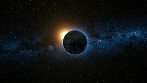 solar eclipse from space