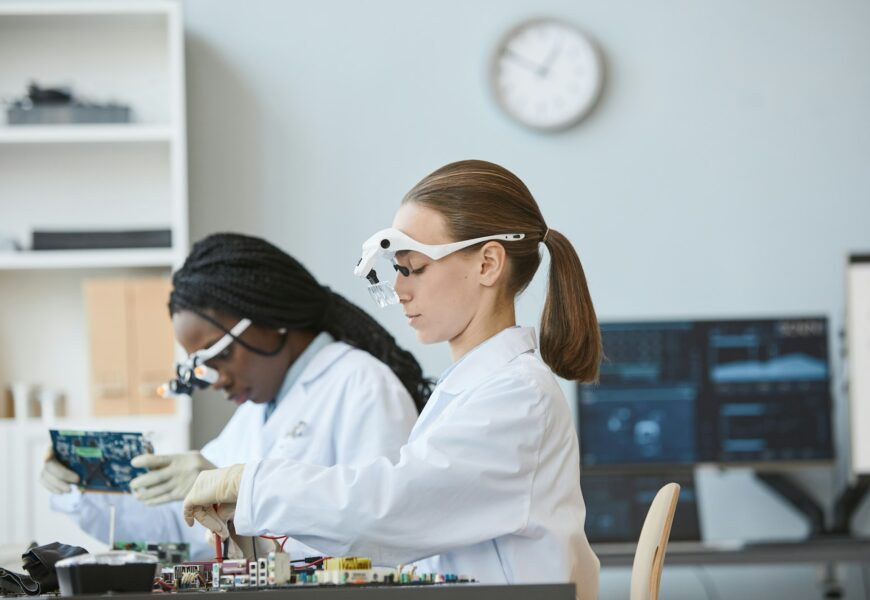 Women Working in Engineering Lab