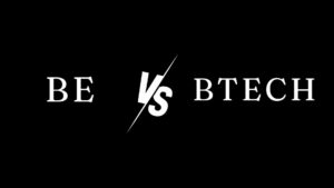 BE vs BTech