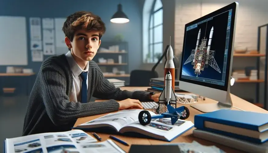 Aerospace Engineering student studying