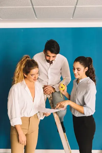 team solving a problem