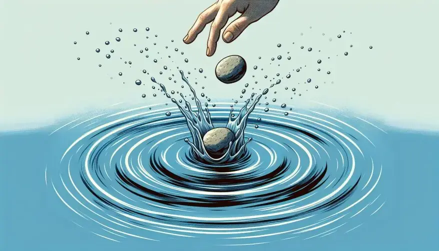 Pebble creates ripples