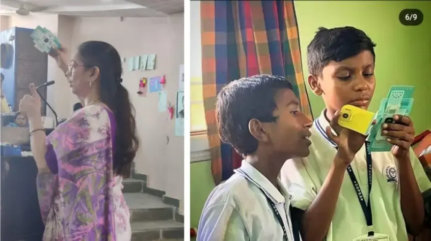 Foldscope workshop at SCERT