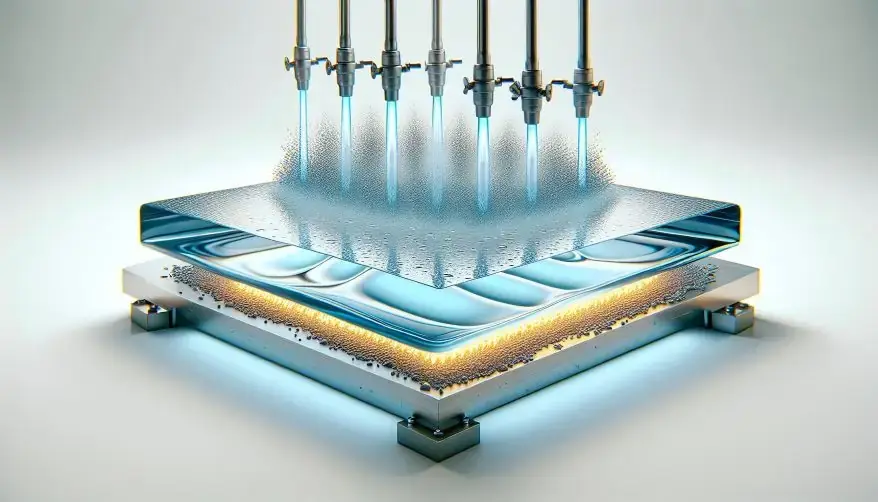 Rapid Cooling Quenching for toughened glass making
