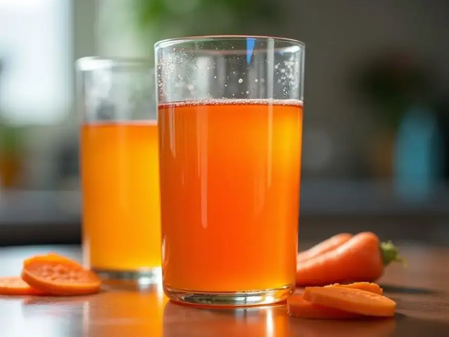 Quantum Interactions- Carrot Juice Changes Color over Time